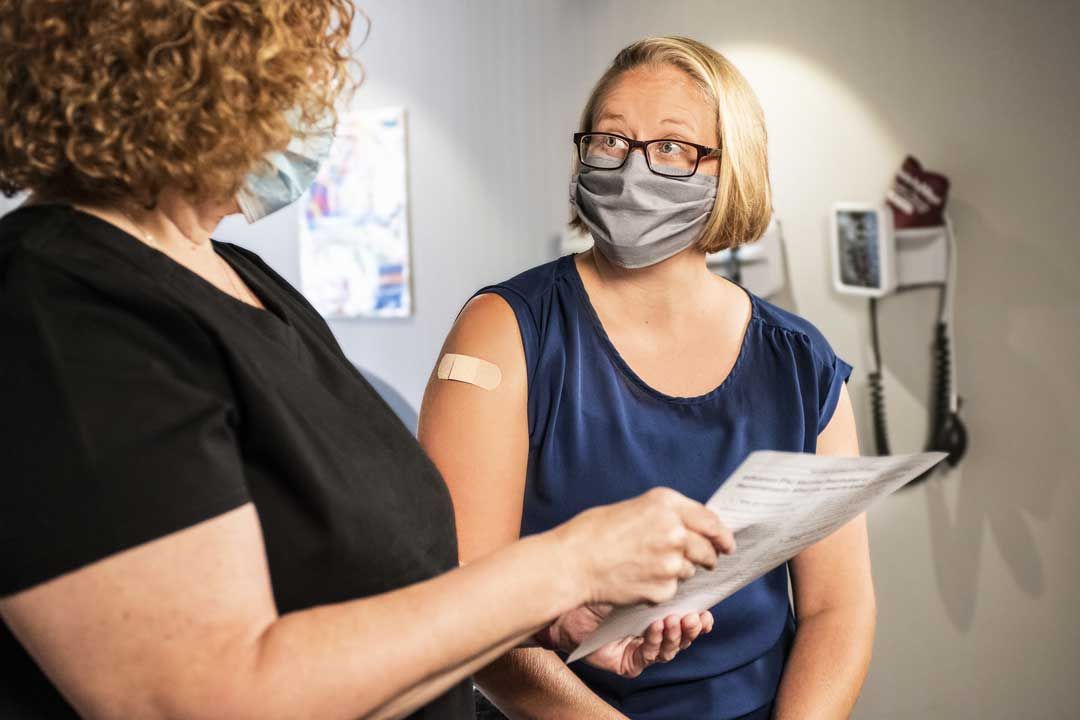 patient with nurse